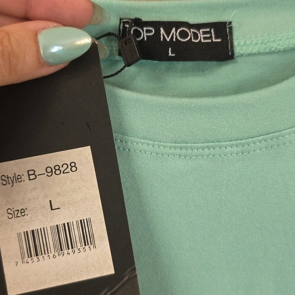 Mint Green Graphic T-Shirt